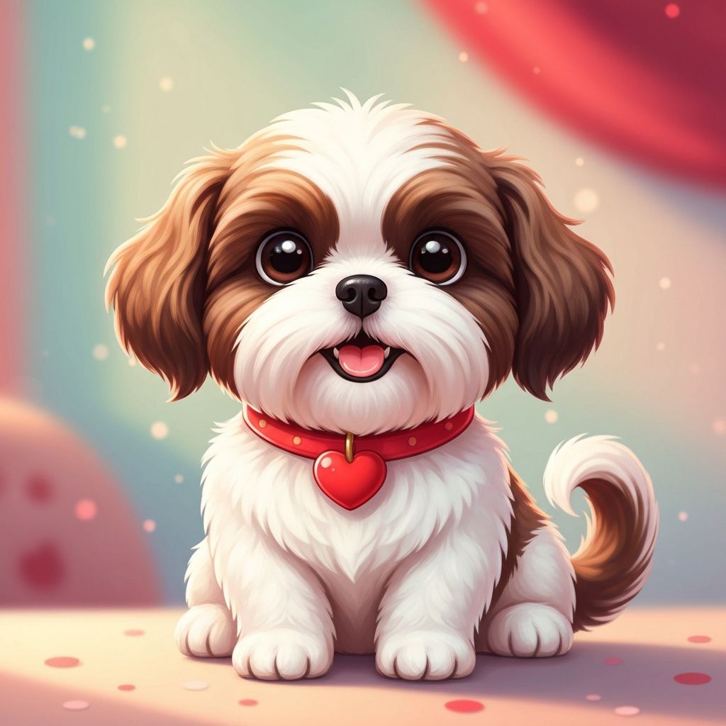 Cute Shih Tzu dog